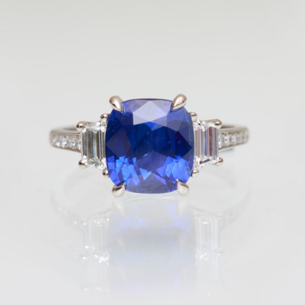 bague saphir peacock