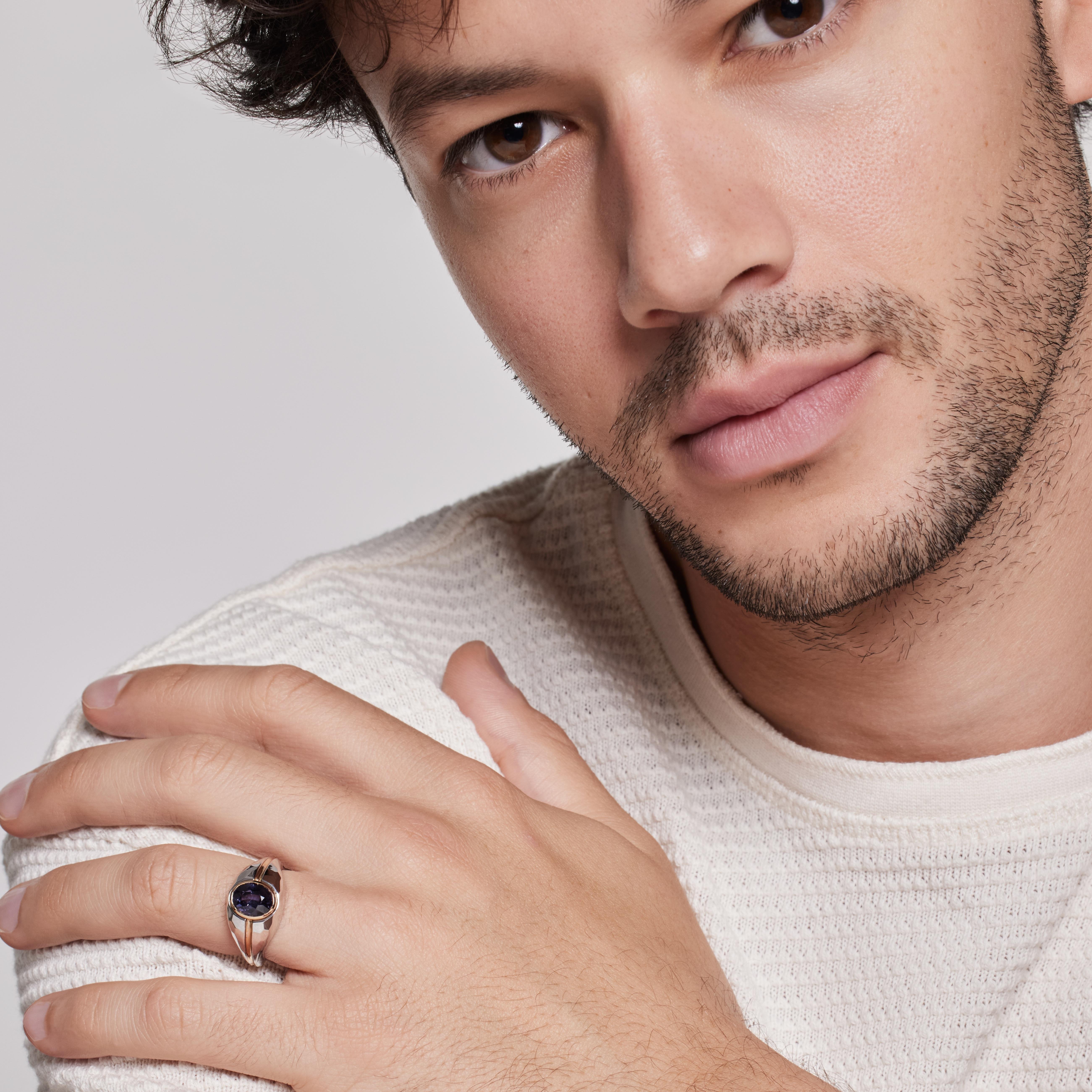Bague Saphir Violet