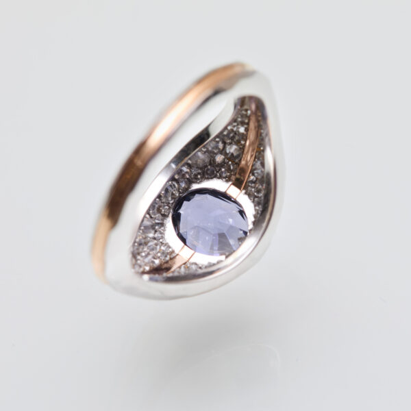 bague homme spinelle