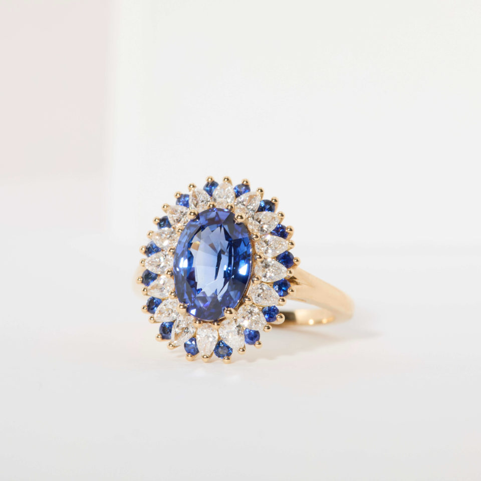 Bague Saphir Bleu