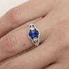 Bague Saphir Bleu