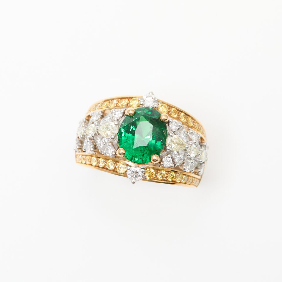 Bague Tsavorite