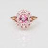 Bague Saphir Padparadscha