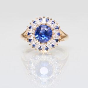 Bague saphir Bleu