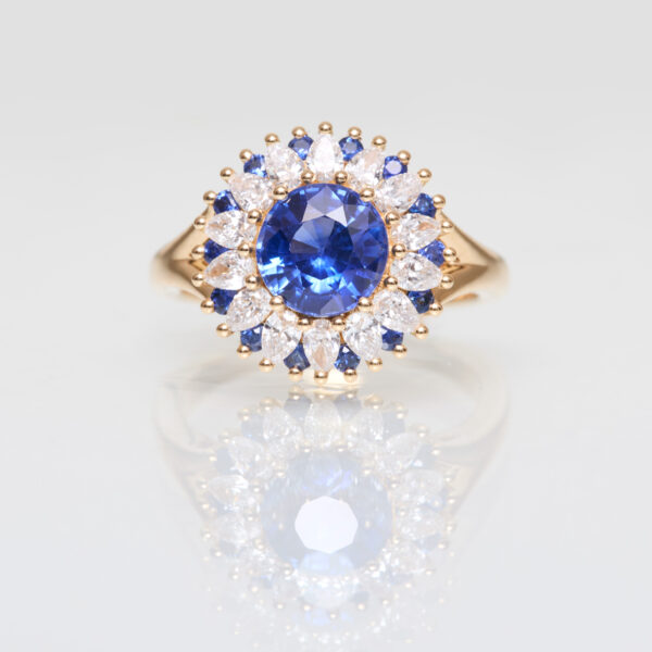 Bague saphir Bleu