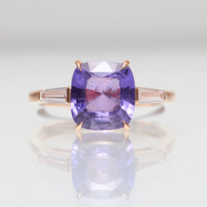 Bague Saphir violet