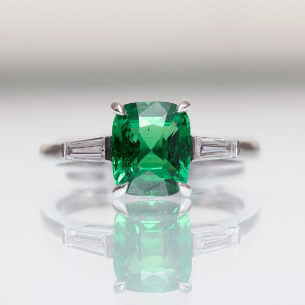 Bague Tsavorite Saphir vert