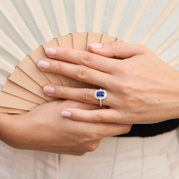 Bague Saphir Bleu