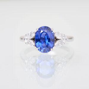 Bague Saphir Bleu