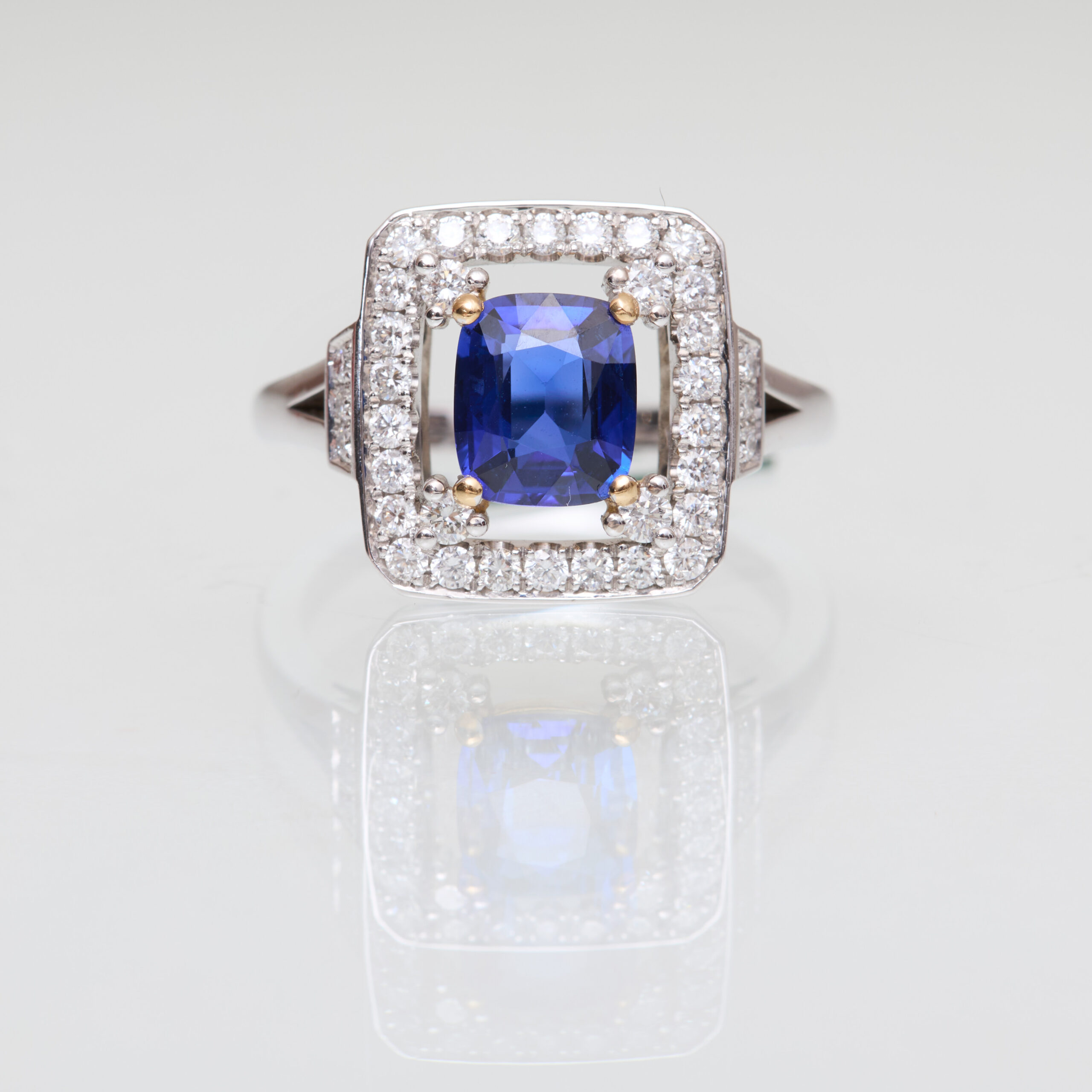 Bague Louise - Saphir Peacock 1.32 carats
