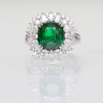 Bague Soleil - Tsavorite 5.06 carats