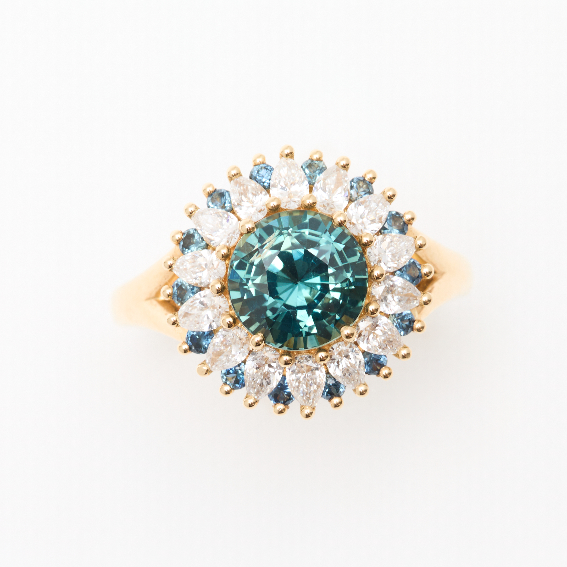 Bague Saphir Teal