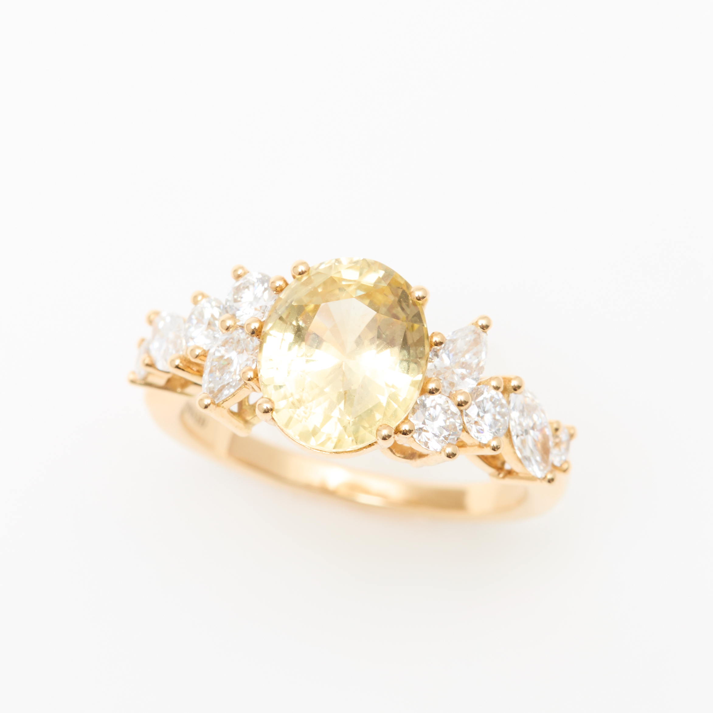 Bague Saphir Jaune