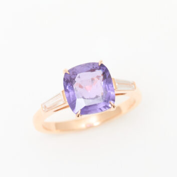 Bague Saphir Violet