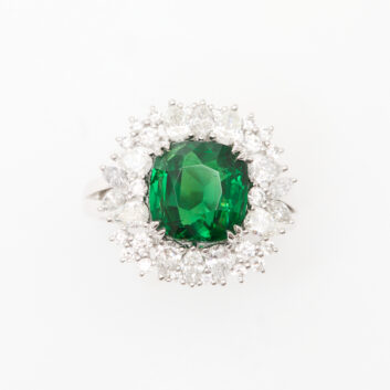 Bague Tsavorite