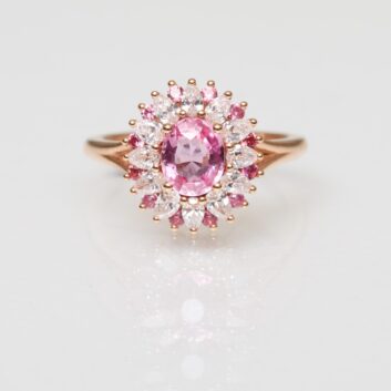 Bague Colombo - Saphir Padparadscha 1.05 carats
