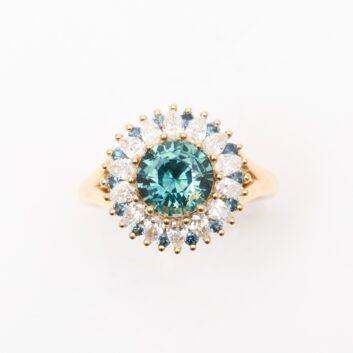 Bague Colombo - Saphir Teal 2.26 carats