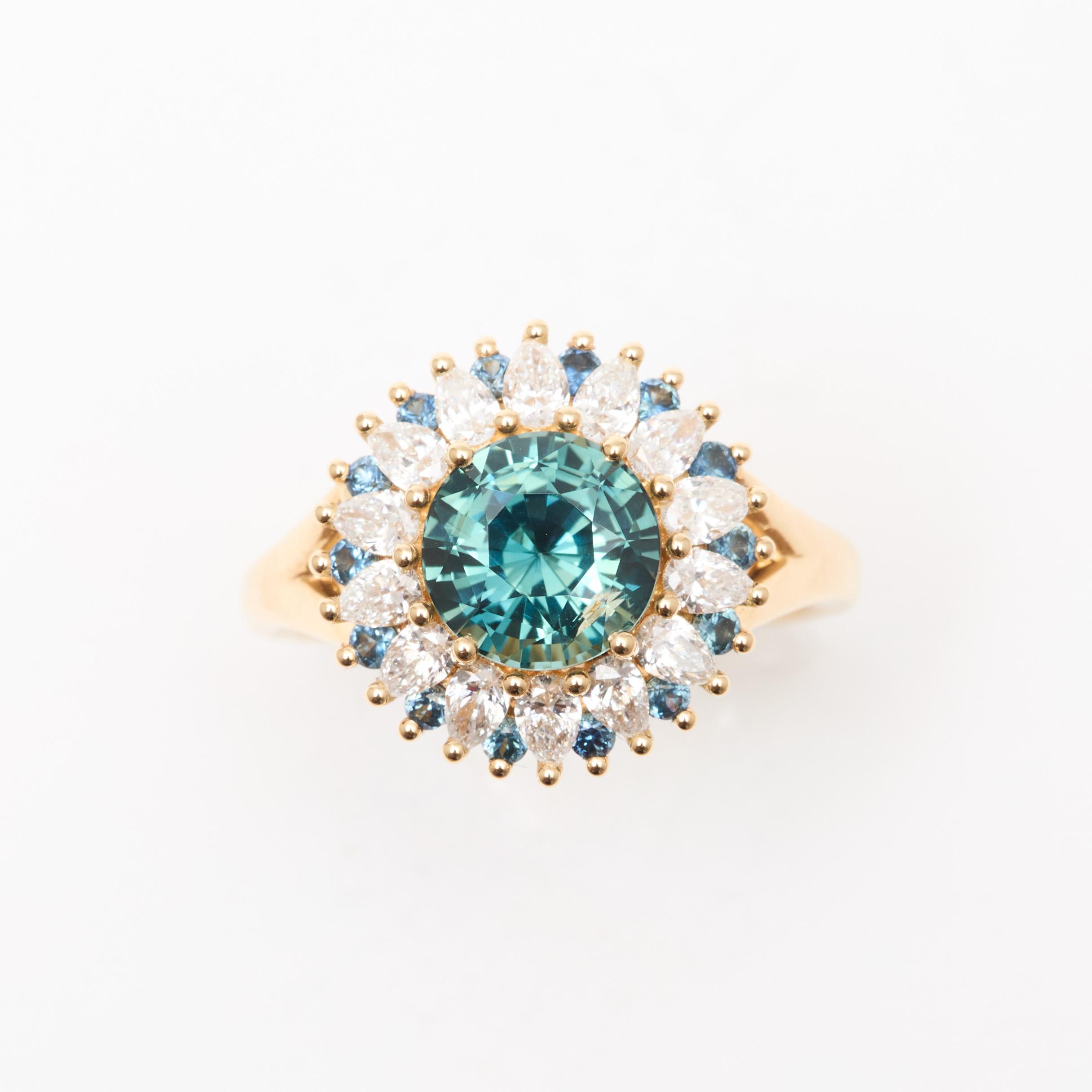 Bague Colombo - Saphir Teal 2.26 carats