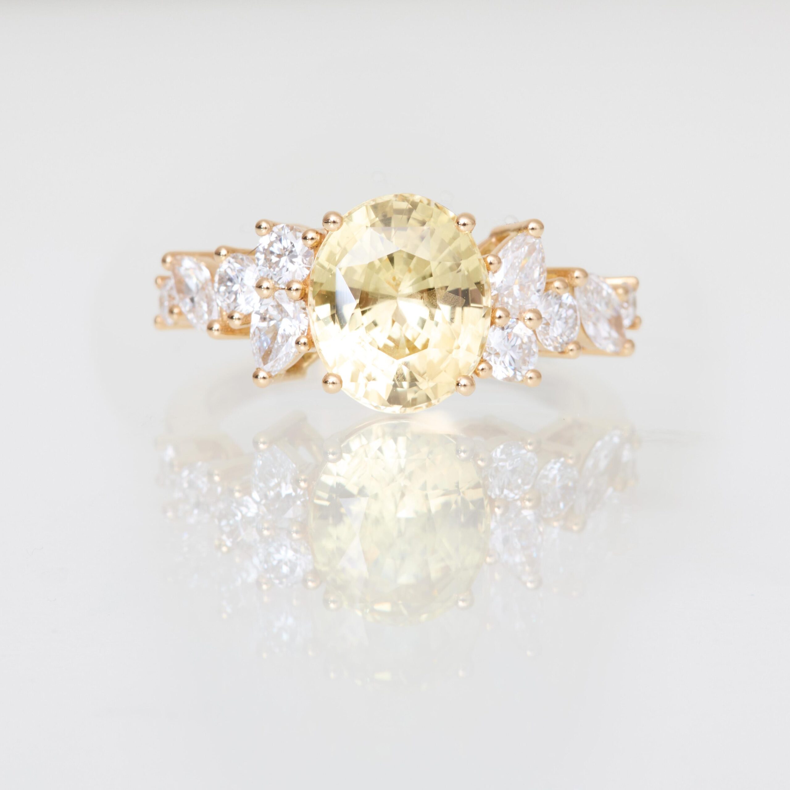 Bague Horana - Saphir Jaune 3.08 carats