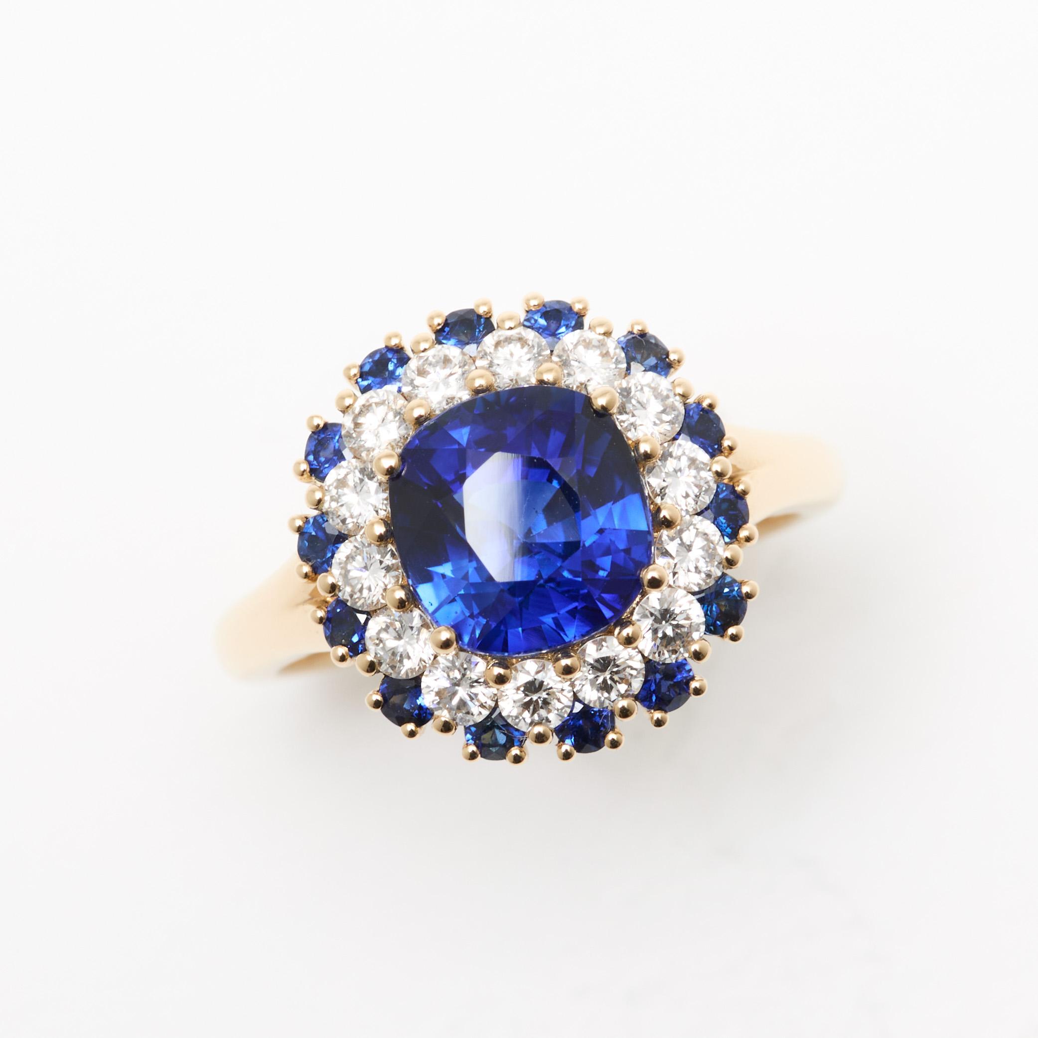 Bague Colombo - Saphir Peacock 2.70 carats