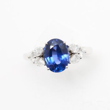 Bague Althea - Saphir Peacock 2.60 carats