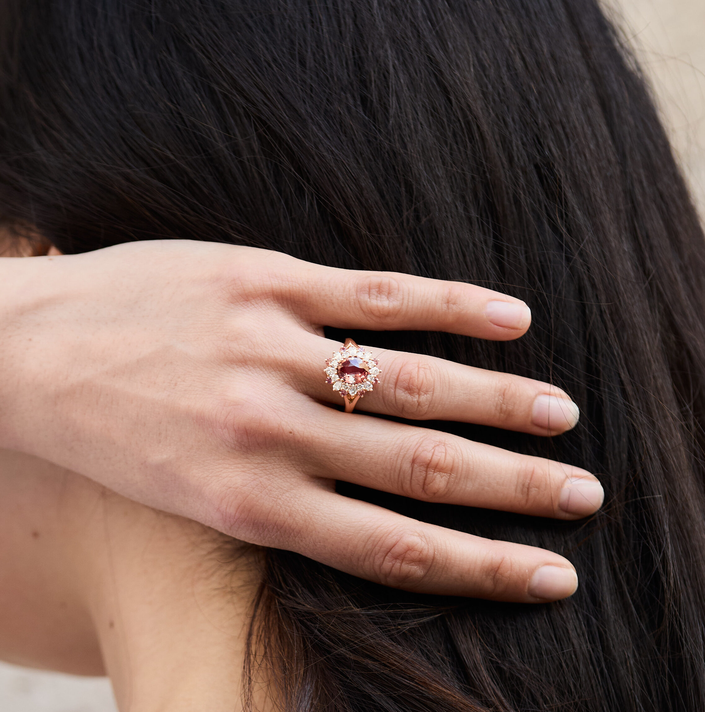 Bague Colombo - Saphir Padparadscha 1.57 carats – Image 4