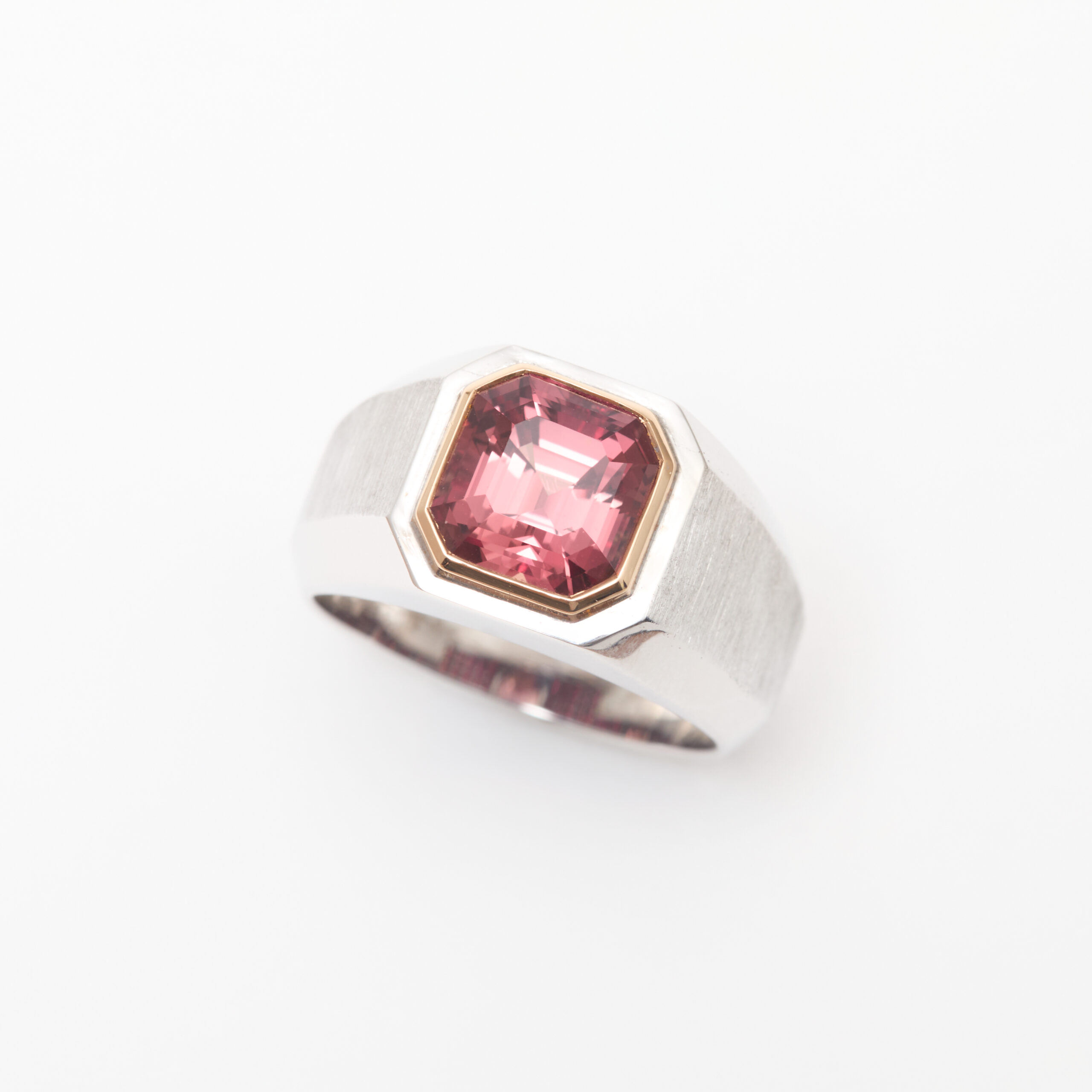 Bague Saphir Padparadscha