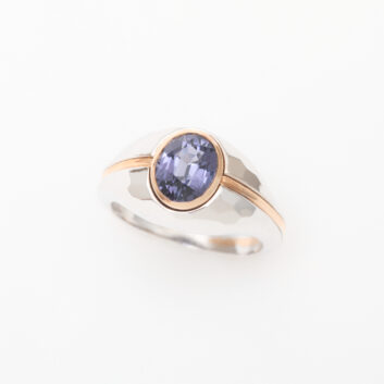 Bague saphir Violet