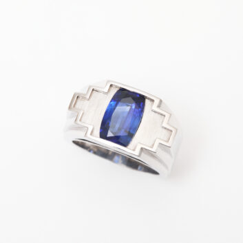 Bague Saphir Bleu