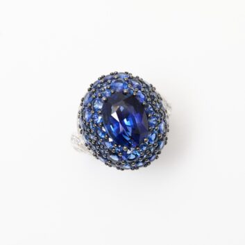 Bague Gama - Saphir Peacock 4.15 carats
