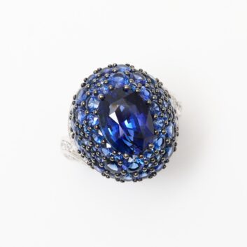 Bague Gama - Saphir Peacock 4.15 carats