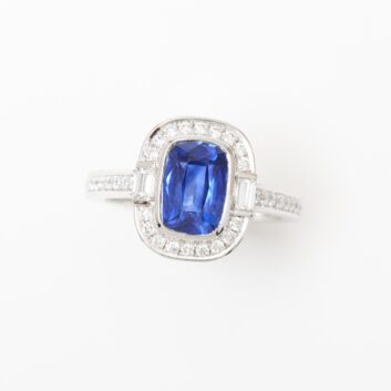 Bague Mirissa - Saphir Peacock 2.50 carats
