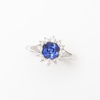 Bague Jeanne - Saphir Peacock 1.35 carats