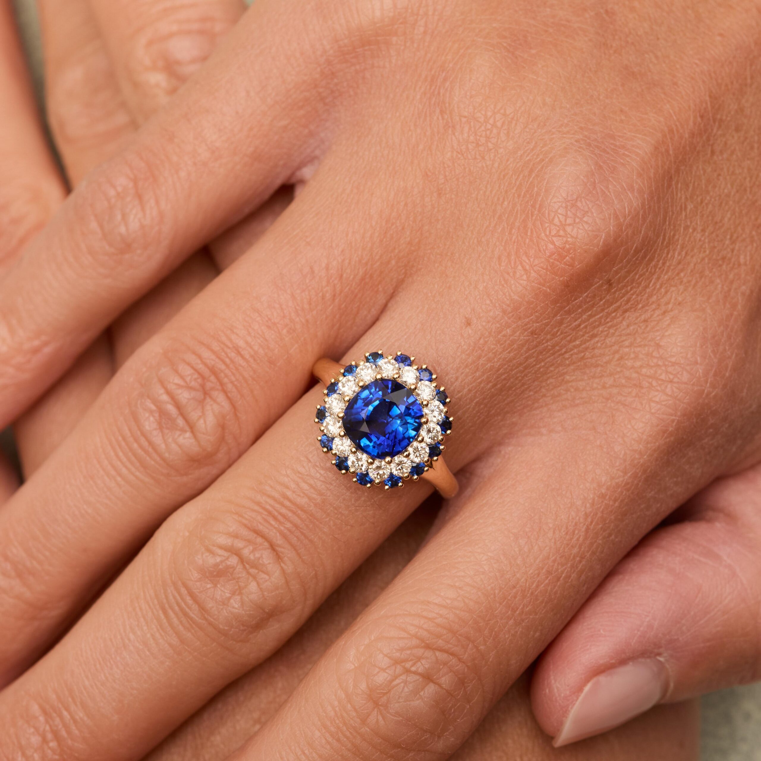 Bague Colombo - Saphir Peacock 2.70 carats – Image 2