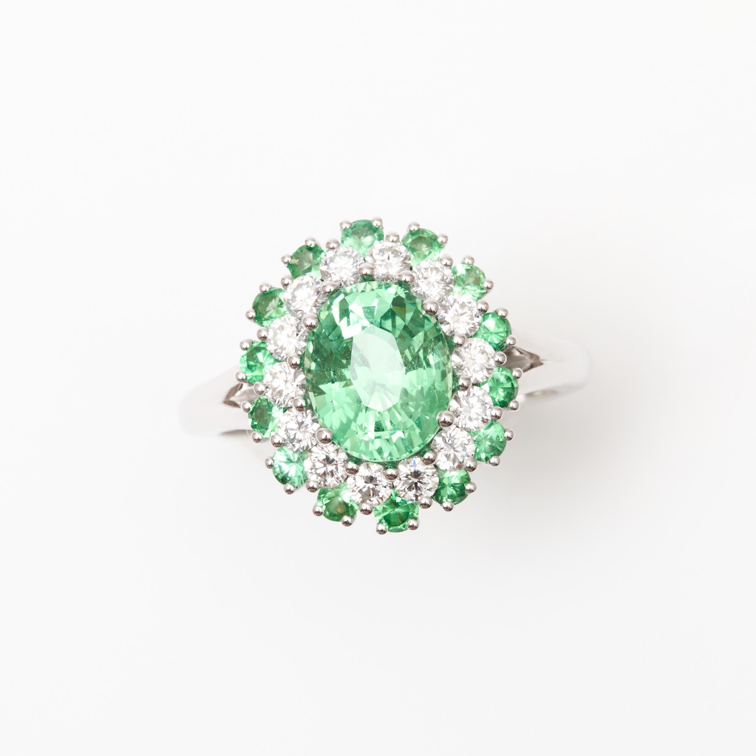Bague Colombo – Tsavorite Mint 2.16 carats
